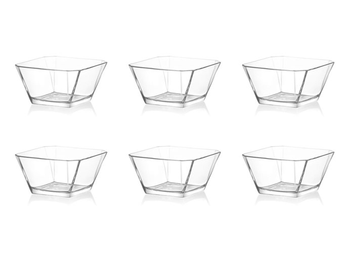 Hermia Juego de 6 Cuencos de Cristal LV-KRN260F